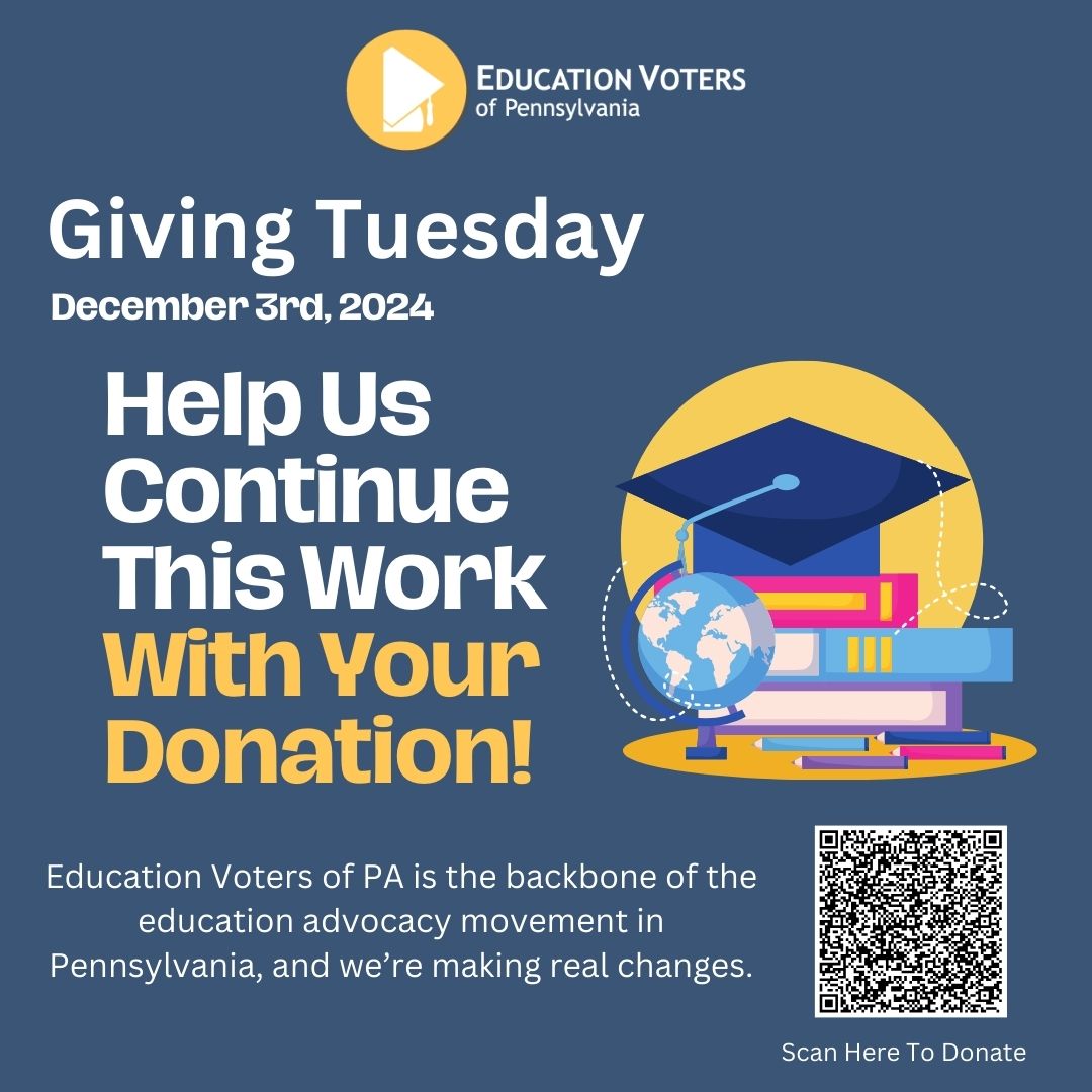 This #GivingTuesday, help us provide the tools and trainings needed for our Public Education Champions, who are dedicated to strengthening public education and advocating for every student in #Pennsylvania. 

Join us in making a difference:
actionnetwork.org/fundraising/do…