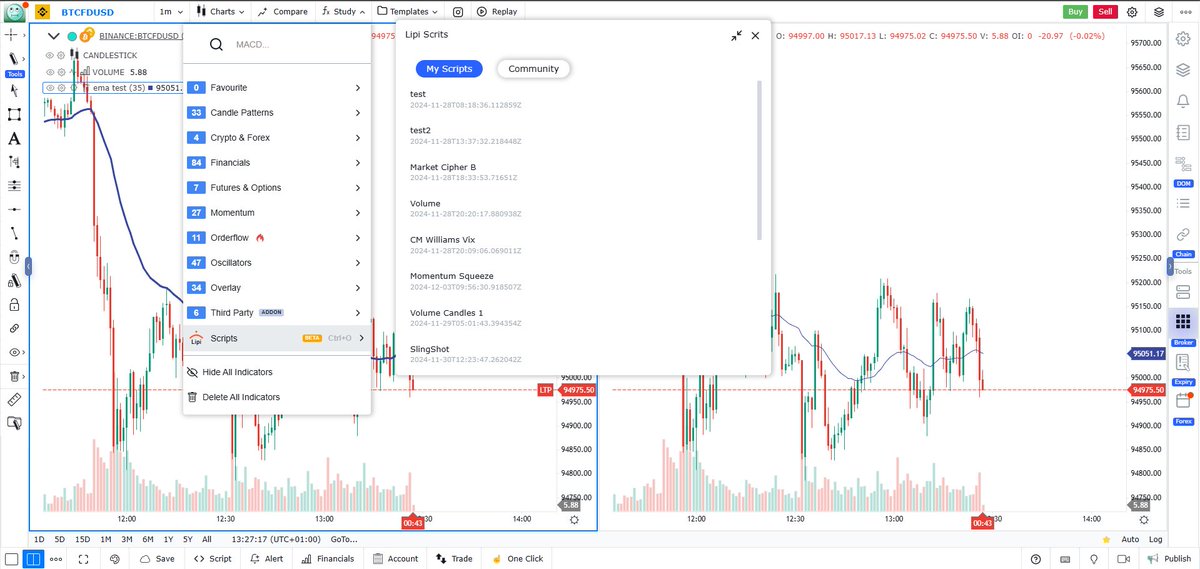 gocharting's tweet image. #gocharting Updates. We are soon launching our Scripting module called Lipi 
You will soon be able to create your custom indicators and strategies on Lipi
More power to the users...
#lipi #scripting