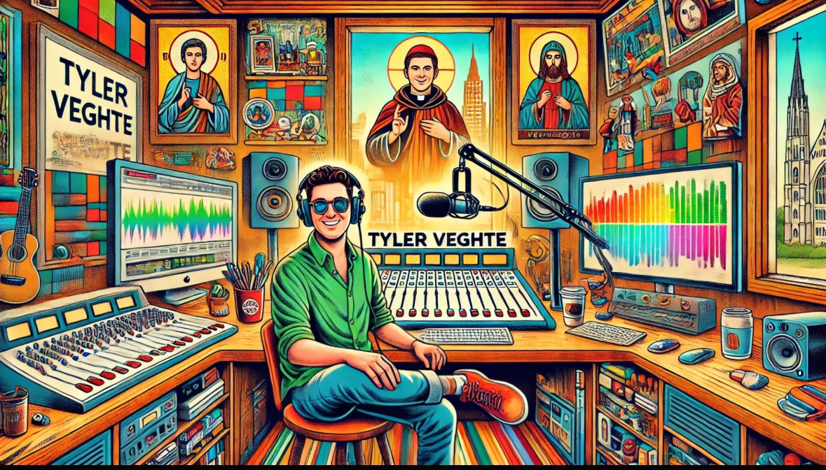 I asked ChatGPT: “Take everything you know about (Lino Rulli/Tyler Veghte) and draw a picture of what his life might look like.” 

The results did not disappoint.
