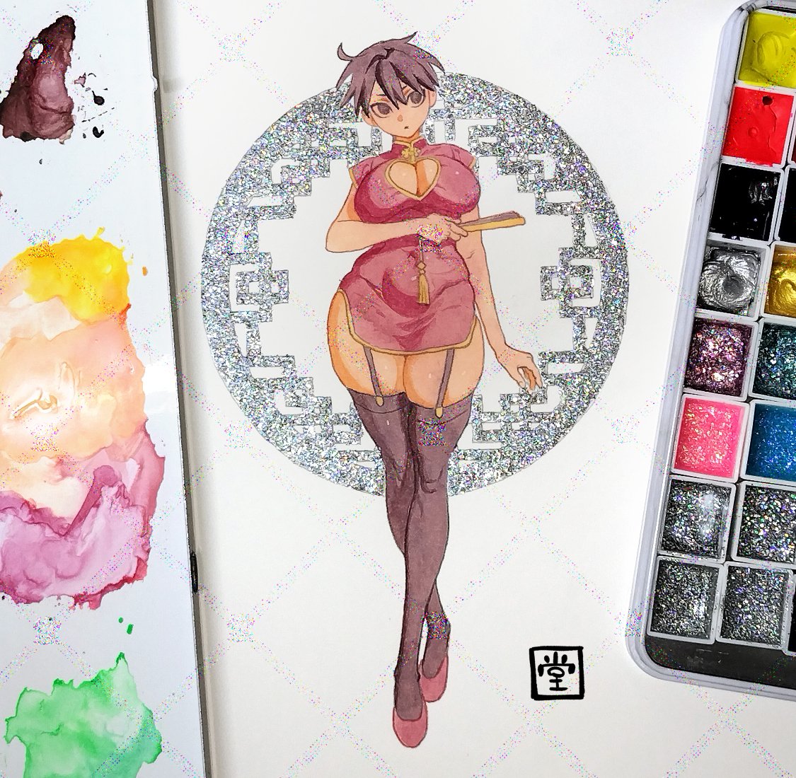 色塗り練習 キラキラ! 