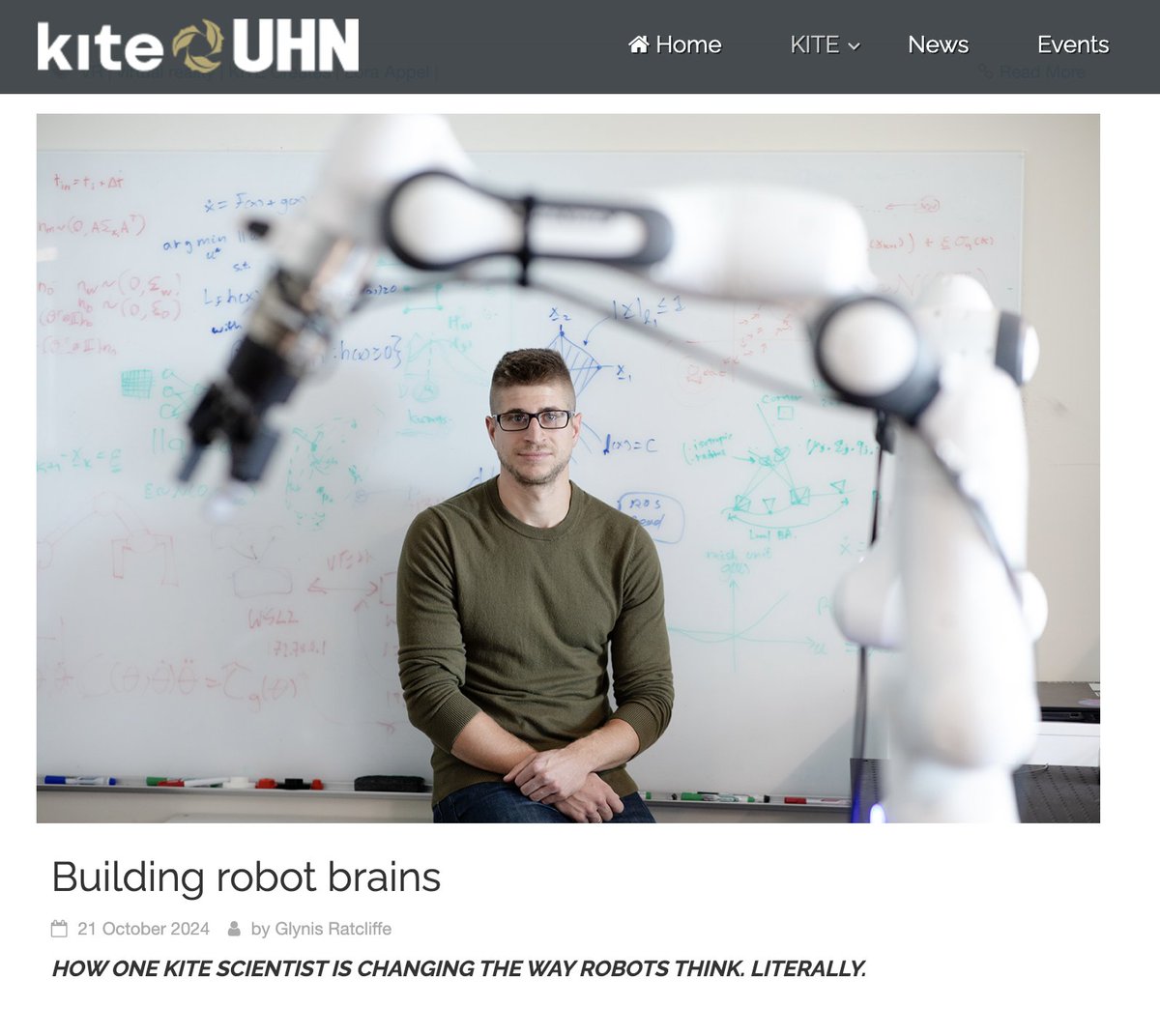Brokoslaw Laschowski (@drlaschowski) on Twitter photo By reverse-engineering human intelligence, we’re developing brain-inspired algorithms that could enable robots to think, see, and move like humans.
For more info, check out kite-uhn.com/news/Laschowsk… #NeuroAI #neuroscience #AI #compneuro <a href="/KITE_UHN/">KITE Research Institute</a> By reverse-engineering human intelligence, we’re developing brain-inspired algorithms that could enable robots to think, see, and move like humans.
For more info, check out kite-uhn.com/news/Laschowsk… #NeuroAI #neuroscience #AI #compneuro <a href="/KITE_UHN/">KITE Research Institute</a>