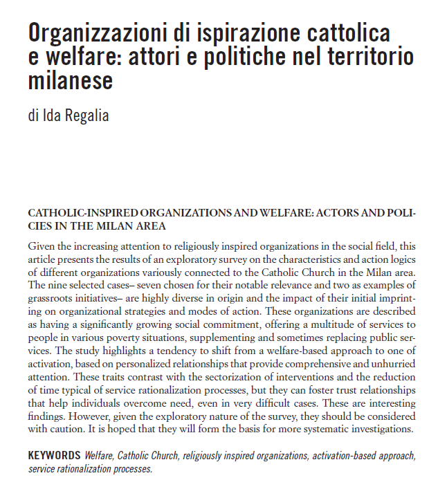 Politiche Sociali/Social Policies tweet media