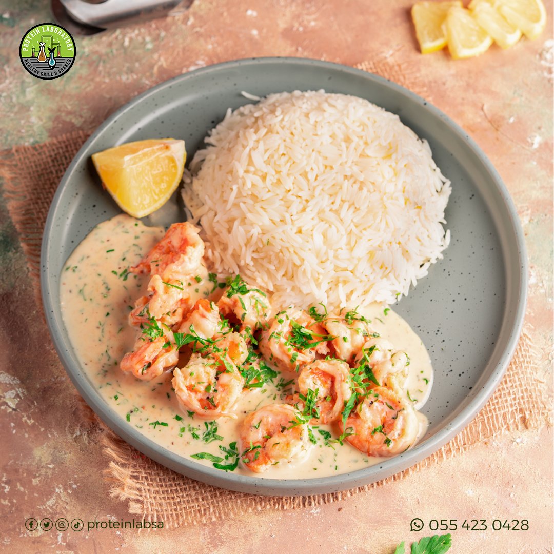 جمبري بالكريمة مع أرز أبيض.. جدًا لذيذ!
خيار مثالي لمحبي أطباق السي فود المُشبعة بنكهتها المميزة.
420 سعرة حرارية فقط

#طعام_صحي #دايت #دايت_صحي #جده #السعودية #السعوديه #healthyfood #healthylifestyle #health #HealthyRestaurant #jeddahfood #jeddah #saudiarabia #saudi