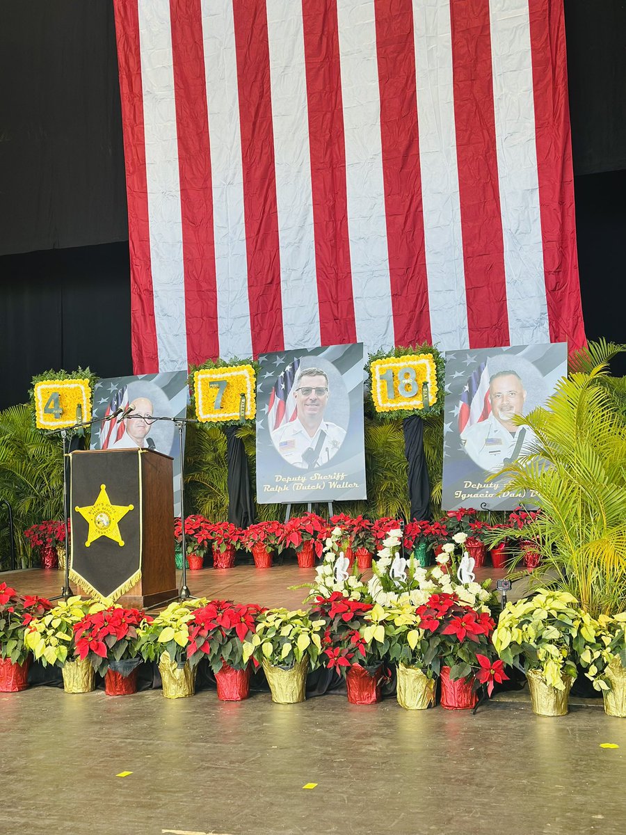 Join us LIVE at 11 am as we honor and remember Corporal Luis Paez, Deputy Ralph “Butch” Waller, and Deputy Ignacio “Dan” Diaz for their dedicated service and ultimate sacrifice. #PBSOFallen
