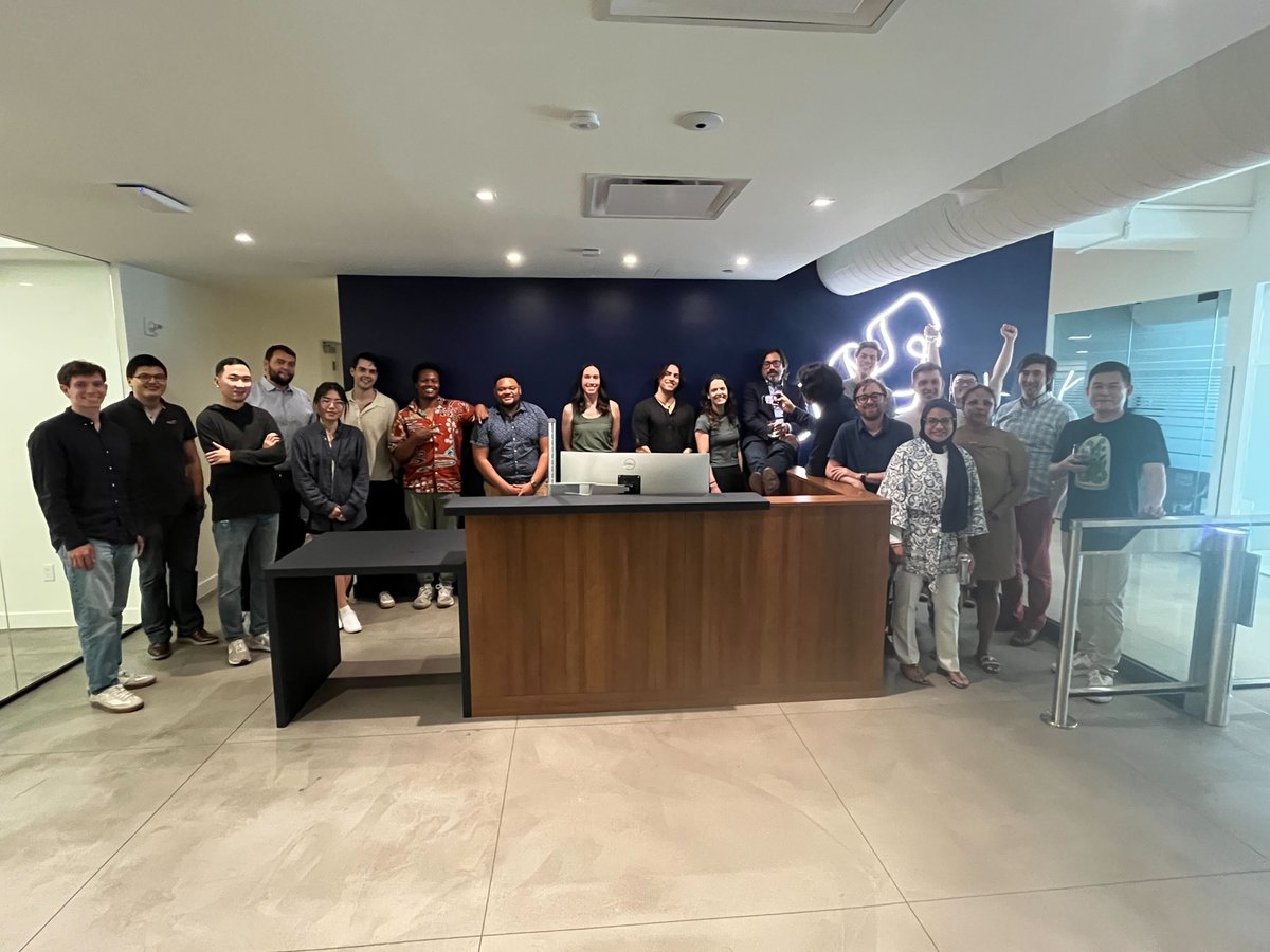 Stephen Ra (@stephenrra) on Twitter photo My team at <a href="/PrescientDesign/">Prescient Design</a> is hiring! 🎉
<a href="/keunwoochoi/">Keunwoo Choi</a>, <a href="/kchonyc/">Kyunghyun Cho</a>, and I are looking for ML engineers to develop our internal LLMs & foundation models for drug discovery. Feel free to DM or reach out to us at #neurips2024!
Link: tinyurl.com/prescient-llm My team at <a href="/PrescientDesign/">Prescient Design</a> is hiring! 🎉
<a href="/keunwoochoi/">Keunwoo Choi</a>, <a href="/kchonyc/">Kyunghyun Cho</a>, and I are looking for ML engineers to develop our internal LLMs & foundation models for drug discovery. Feel free to DM or reach out to us at #neurips2024!
Link: tinyurl.com/prescient-llm