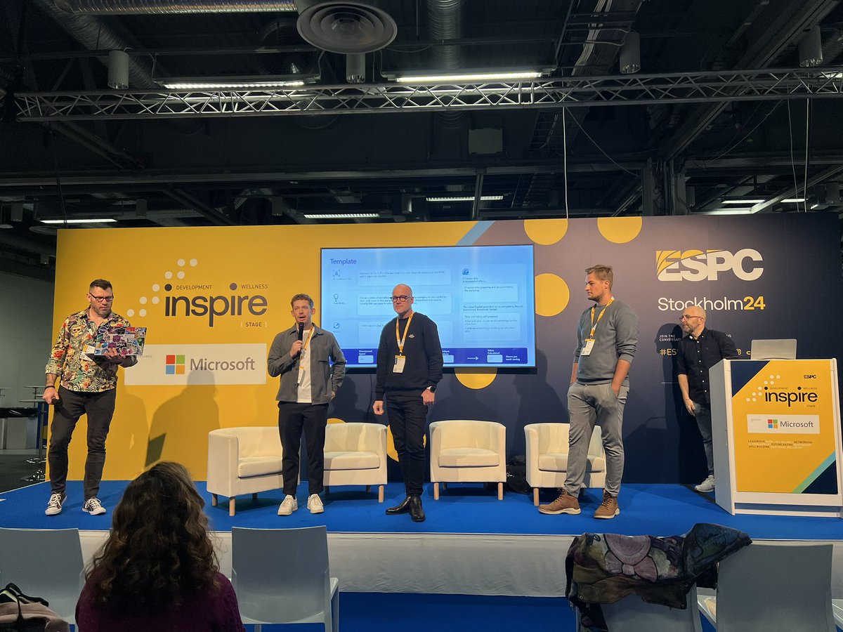 donasarkar's tweet image. Honorable mention 1!

The 3 Prompta-teers!

They used  Copilot in Word, Whiteboard, Loop to build a program to generate training workshops for HR!  #ESPC24