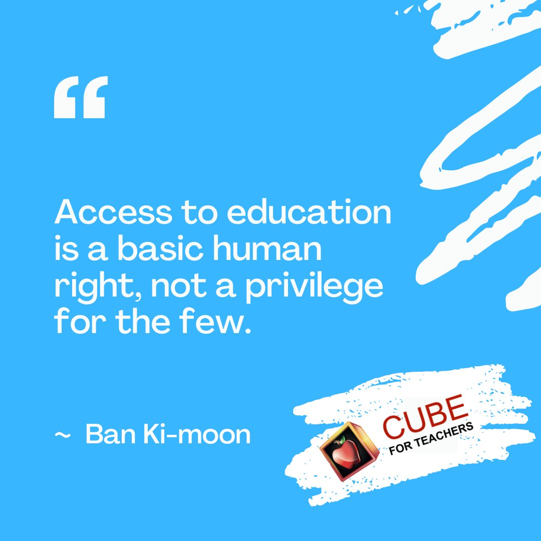cubeforteachers's tweet image. #InspireEducators #TeachWithPassion #WisdomInTeaching #LearnGrowInspire #EducationMatters #EducationQuotes