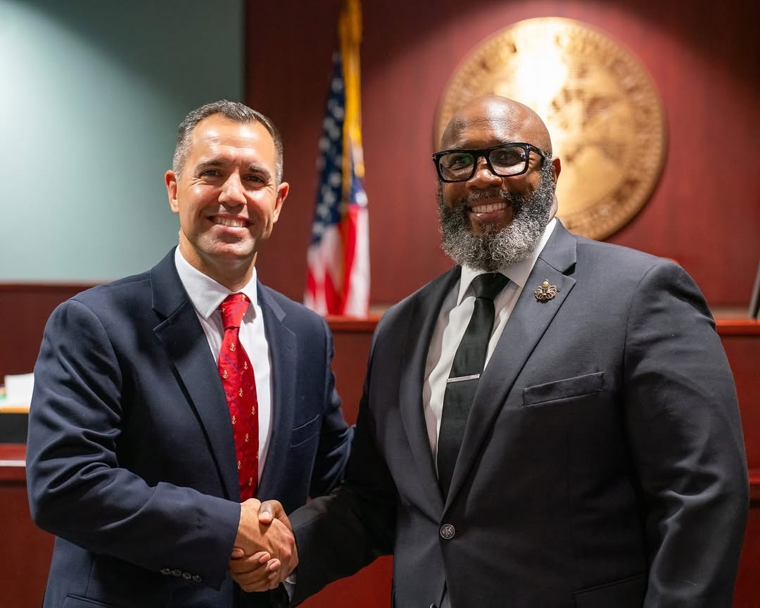 Congrats to Bro. Christopher Benjamin (ΚΓ '95) on being sworn in as Miami-Dade County Judge! A veteran, attorney, and leader, he’s ready to serve with fairness and integrity.  #OmegaPsiPhi