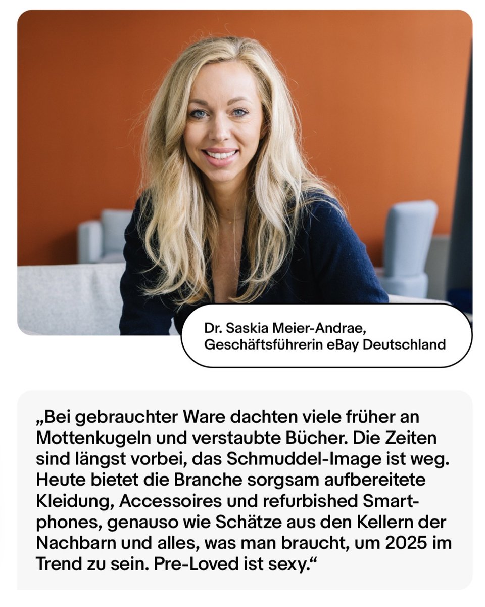 Unsere Studie zu Pre-Loved-Geschenken zeigt: 35 % der Menschen planen, dieses Jahr zu Weihnachten gebrauchte oder wiederaufbereitete Produkte zu verschenken – ein Plus von 6 Prozentpunkten gegenüber dem Vorjahr.🎁 Die 2 Hauptgründe: 69 % der Konsument*innen schätzen die