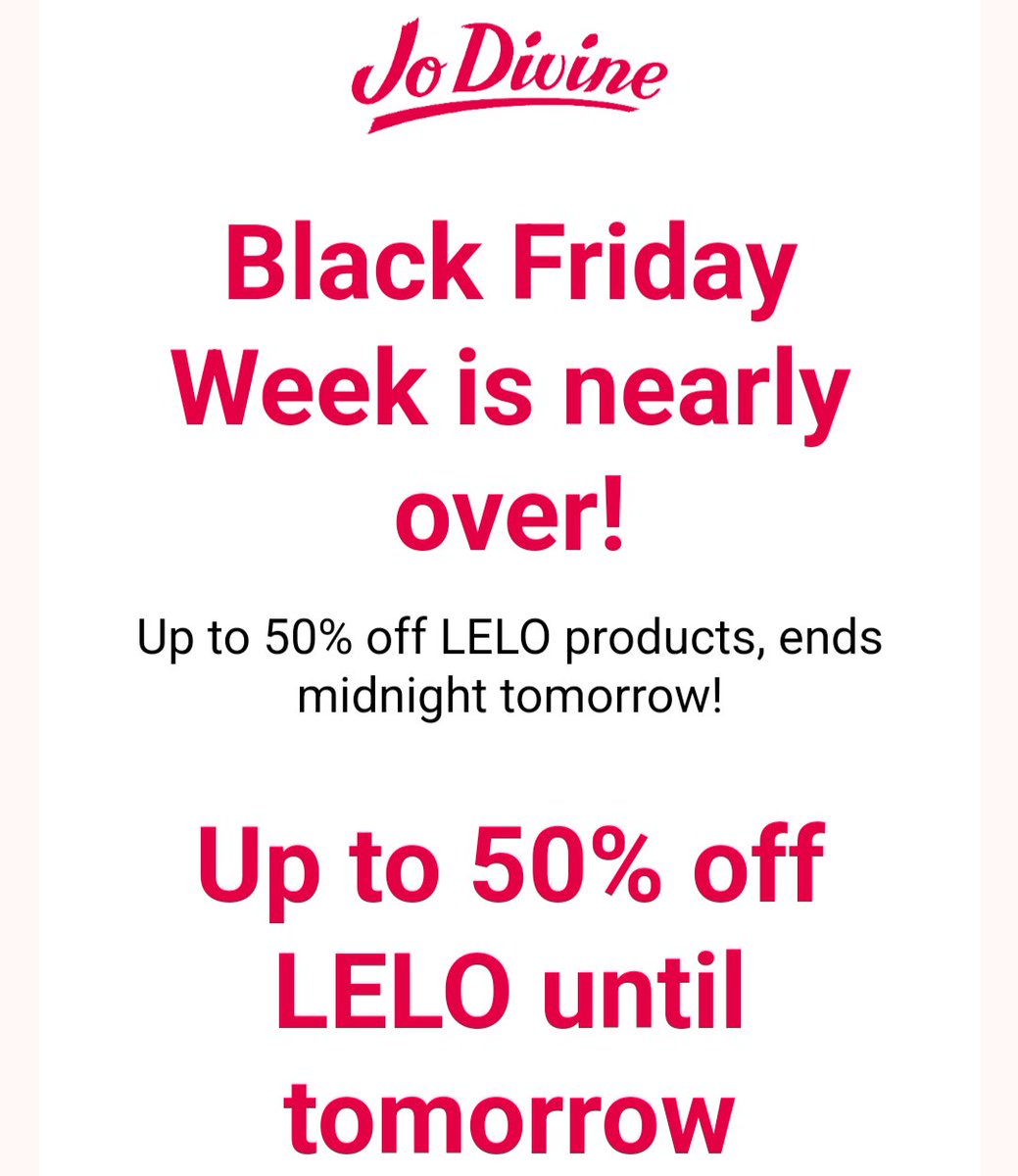Click here to buy
jodivine.com/collections/sa… #BlackFriday #SALE #LELO
