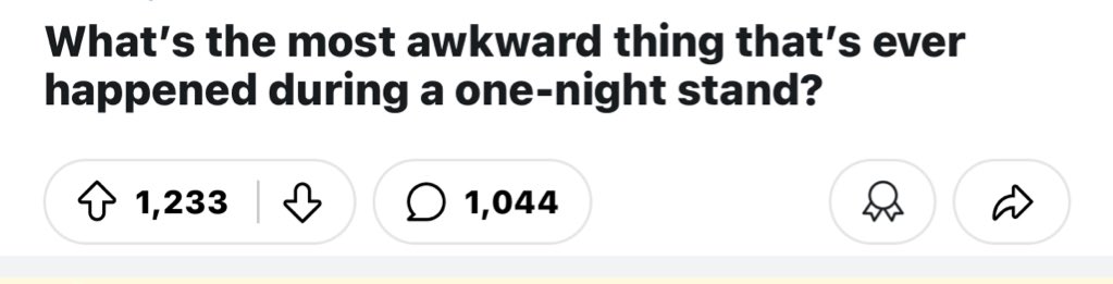 People were asked “ What’s the strangest thing that’s ever happened in a 1 night stand”

The replies are so hilarious 😂😂😂

A thread 👇