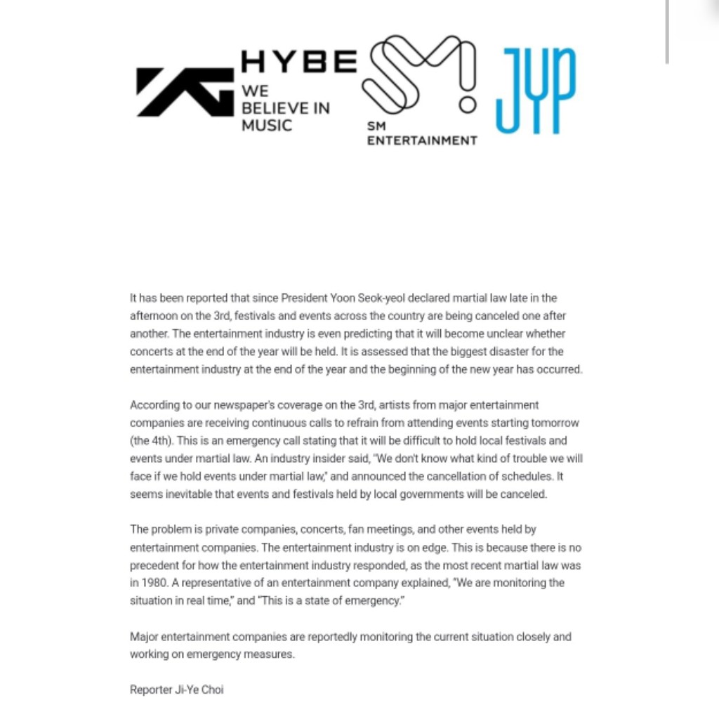 philconcerts's tweet photo. All festivals, concerts, and other events may result in cancellation across South Korea due its current situation. https://t.co/9JGXkYv1B0