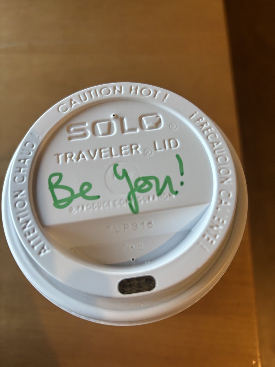 CoachBath's tweet photo. Always a good reminder… #BeYou ⁦@javahaute⁩ #Thanks https://t.co/mUev7hKZ4D