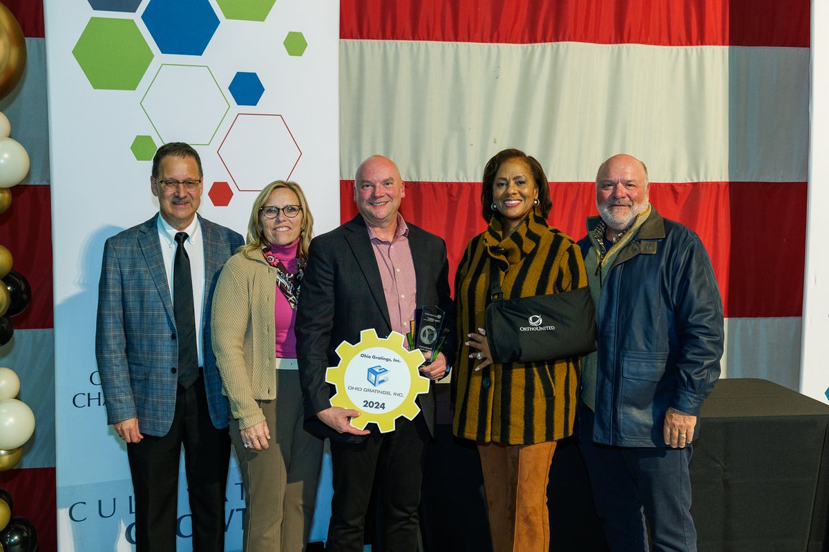 Congratulations to Ohio Gratings, Inc. (OGI) for being named the MAGNET Stark County Manufacturer of the Year at the Canton Regional Chamber of Commerce's 110th Annual Meeting!

manufacturingsuccess.org/blog/ohio-grat…