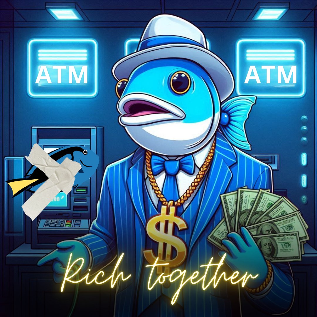 kentea1303's tweet photo. Fish on ATM "Rich Together"
@fishonatmsol 
CA 
BXapo8Fy3JUmeQFLzUPPi4pSuiAS8GiNKkADusabpump
$ATM #FishOnATM #Meme #LetsATM #Solana https://t.co/Dnhv06hQ1A