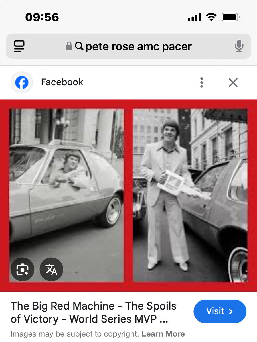 AnthonyFinke1's tweet photo. ⁦@Kristileenews⁩ the Pacer was the car of the Hit King. https://t.co/dfHB142txL