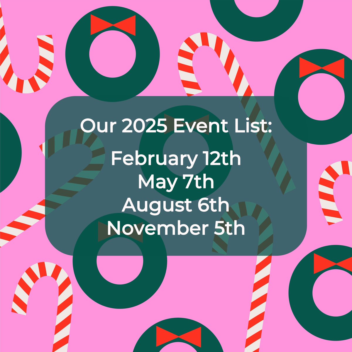 questpit's tweet image. Seasons greetings! We’re so happy to announce our 2025 #questpit event list! We hope you all are having a lovely start to your December and we hope to see you here starting in February next year.