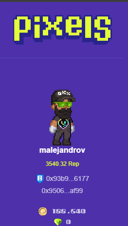 <a href="/pixels_online/">Pixels</a> <a href="/heidichristne/">heidi</a> <a href="/whatslukedoing/">Luke Barwikowski 🚜</a> <a href="/pixels_support_/">Pixels Support</a> <a href="/pixels_es/">Pixels en Español</a> 
Please return my account
I use in my profile malejandrov, I started playing pixels on November 15, 2023, I think there was an error in the system to qualify me as Cheating, I have never used anything