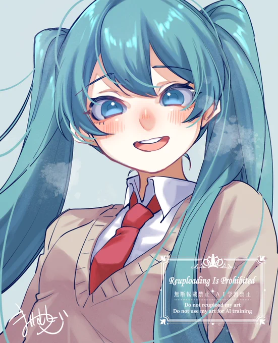 女子高生ミクちゃん#初音ミク 