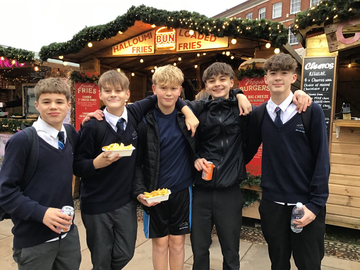 WestExeSchool's tweet photo. Our Yr9 business students visited Exeter's Christmas Market last week to conduct market research with stall holders ready for their own market next week in school...📊🎄 https://t.co/HY5Iq0Zuhw