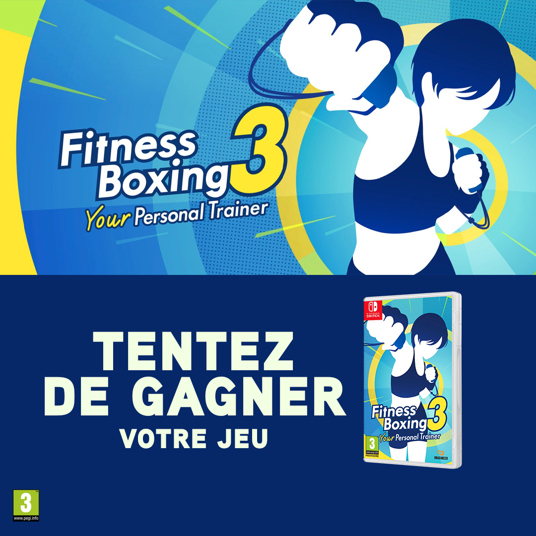 Micromania_Fr's tweet photo. Fitness Boxing 3 sort jeudi sur Switch 👊 Le jeu parfait pour vos bonnes résolutions de 2025 😆

On vous propose de gagner votre jeu, pour participer ⤵️

🔥 RT, like &amp; follow @Micromania_Fr 
🔥 Mentionne en réponse un ami avec #MicromaniaFitness

TAS dans 7 jours ! https://t.co/HGa1H20l21