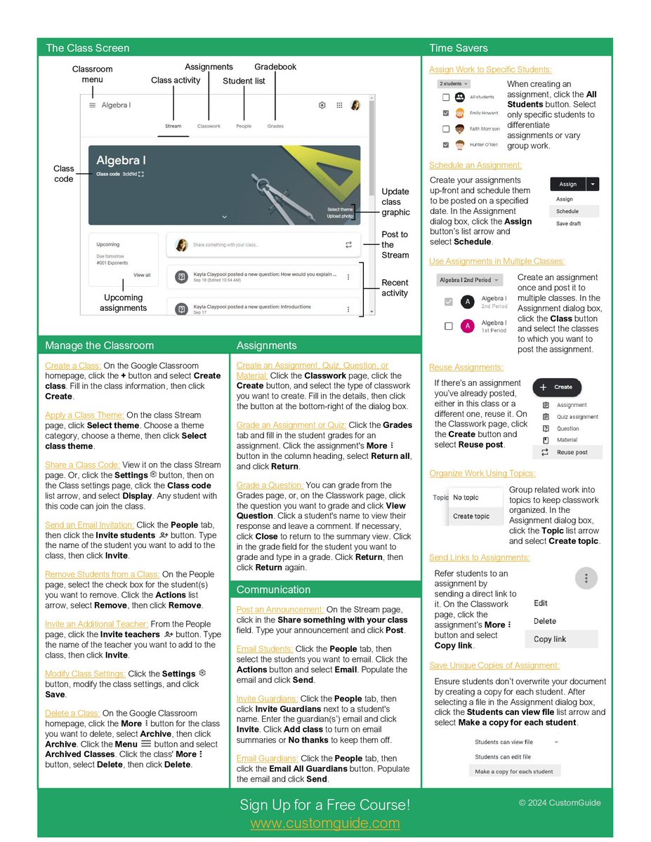 Google Classroom Cheat Sheet for Teachers
PoPK.com
#digitalliteracy #digitallearning #edchat #edtech