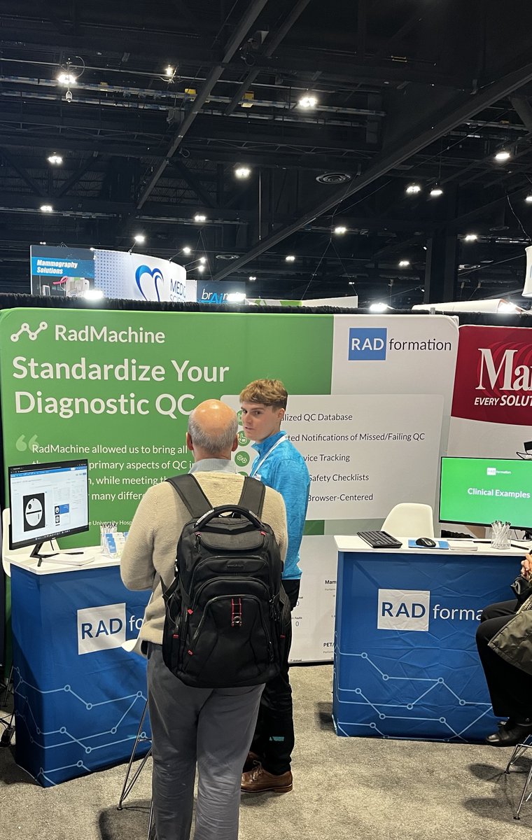 Radformation's tweet photo. 🎄 It’s Day 2 at #RSNA2024! From therapy machines to imaging devices, RadMachine consolidates everything into one sleek platform—making your workflows simpler, smarter, and more efficient https://t.co/eH1ZMONBQ7 #diagnostics #radmachine https://t.co/tqw0zYDyG5