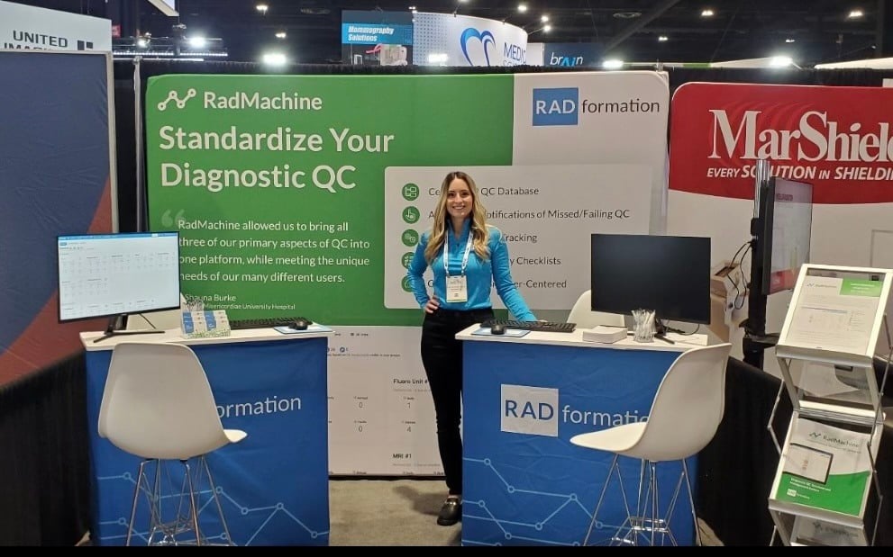 Radformation's tweet photo. 🎄 It’s Day 2 at #RSNA2024! From therapy machines to imaging devices, RadMachine consolidates everything into one sleek platform—making your workflows simpler, smarter, and more efficient https://t.co/eH1ZMONBQ7 #diagnostics #radmachine https://t.co/tqw0zYDyG5