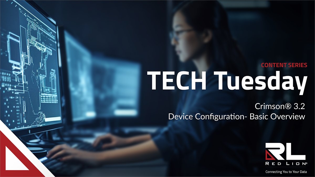 redlioncontrols's tweet photo. In today's #TechTuesday, we’re diving into the ✨ Device Configuration ✨ category in Crimson 3.2! 🔓🛠️

🎥 Ready to learn more? Check out the video here: https://t.co/HhA7TL7Euy
#Crimson #Crimson32 #ConfigurationSoftware https://t.co/r3rjQIEy2q