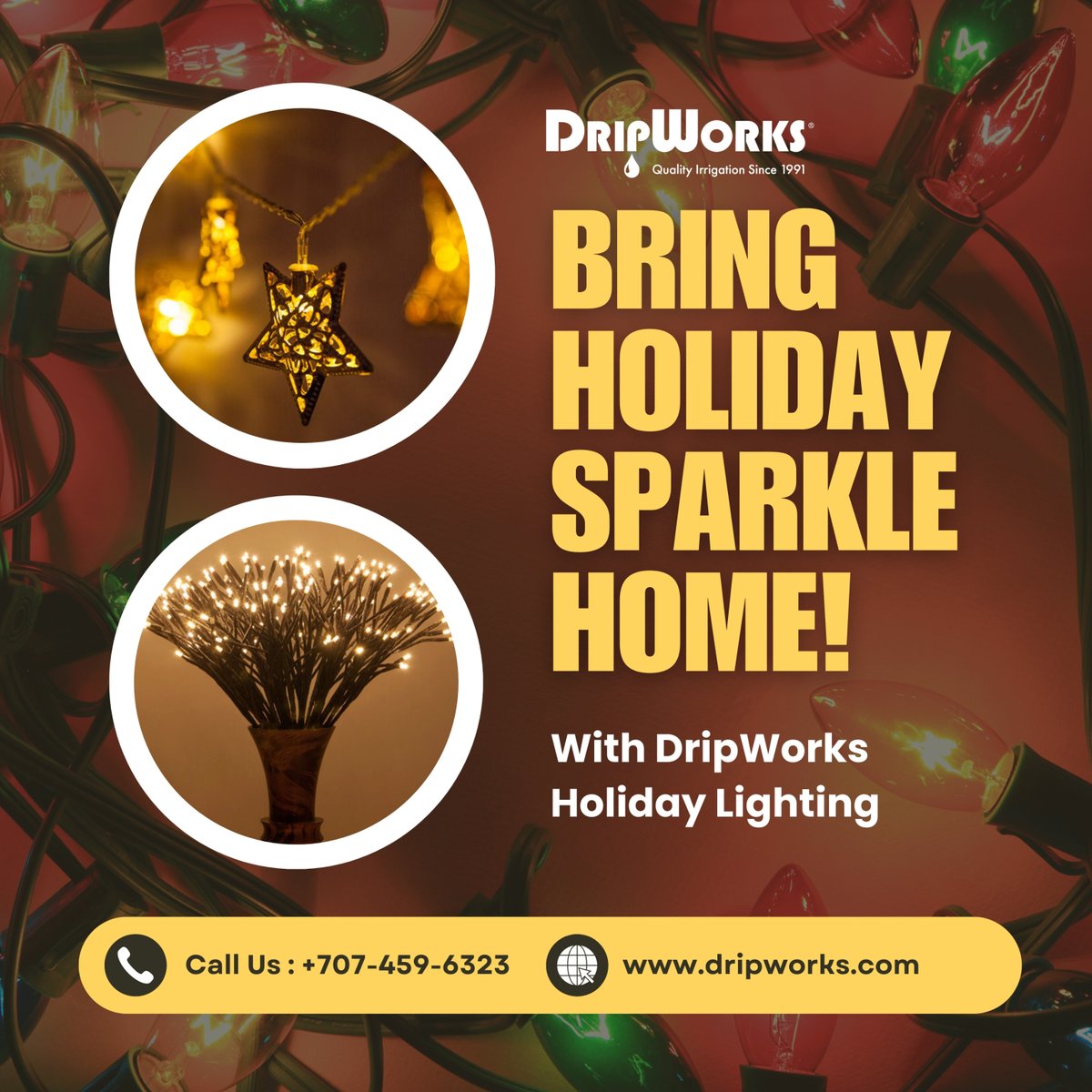 dripworksusa's tweet image. Let the holiday magic begin! 🎄✨Say goodbye to tangled cords and hello to pure, twinkling joy. 💡🎅
SHOP HERE: dripworks.com/yard-garden/li…

#HolidayLights #FestiveLights #LEDChristmaslights #IndoorLights #Stringlights#Landscapedesign #Landscapeideas #Landscapinginspiration
