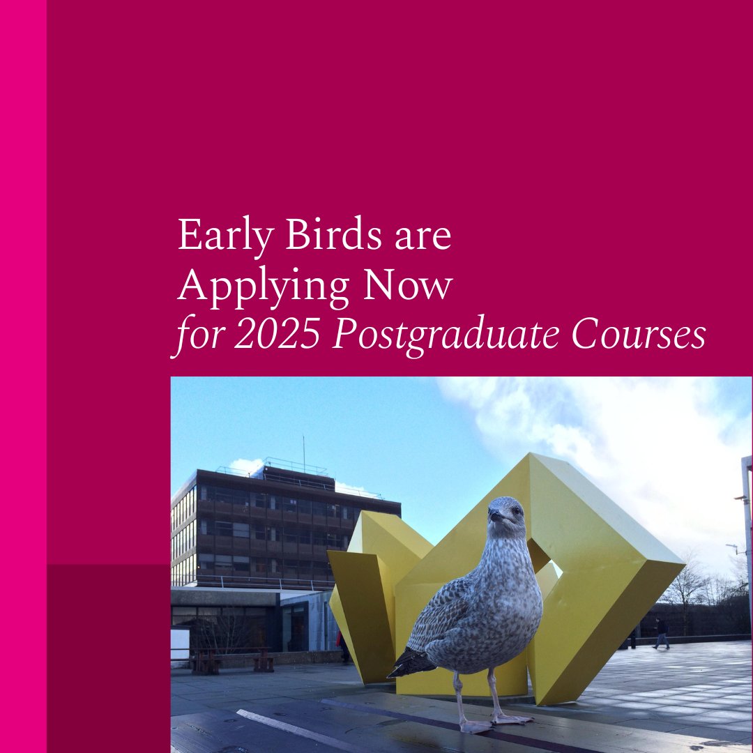 uniofgalway's tweet photo. We are now accepting applications for admission to our master's programmes for September 2025. An early application may mean an early decision! Apply online today: https://t.co/8ex4JmP2Al
#GalwayPostgrad # #MastersPrograms #PostgraduateStudy #ApplyNow #HigherEducation https://t.co/ryP9EtJSHr