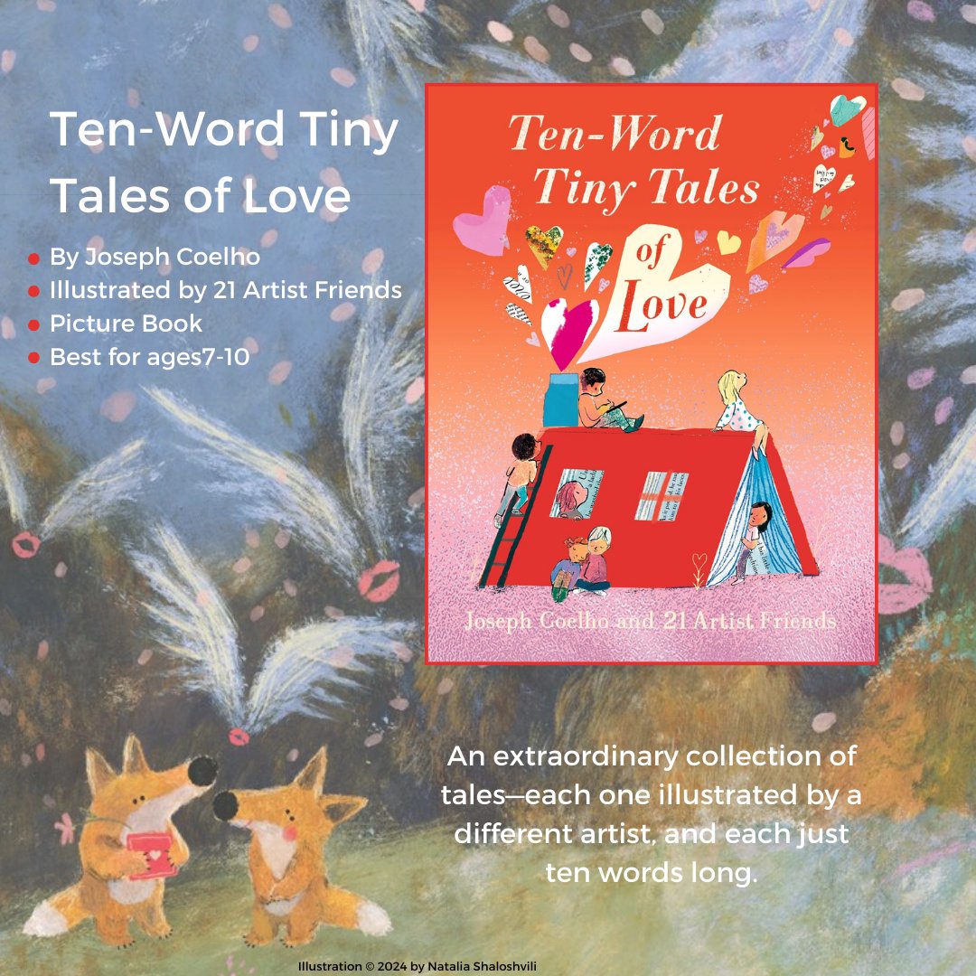 Candlewick's tweet image. Coming to you this week from Candlewick Press!📚🤩
1- Will You Be My Friend? - By Sam McBratney Illustrated by Anita Jeram
2- Ten-Word Tiny Tales of Love - By Joseph Coelho Illustrated by 21 Artists
3- Uncornia: Learning to Fly - By Ana Punset Illustrated by Diana Vicedoand