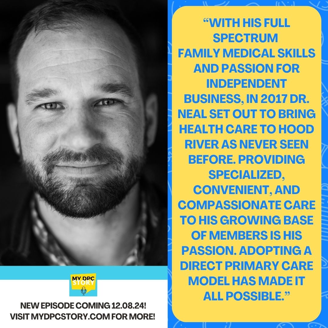 MyDPCStory (@mydpcstory) on Twitter photo Revolutionizing Patient Care! This week, Dr. Neal Douglas of Heritage Family Medicine shares how he's embraced the direct primary care model to create a practice where patients truly come first. Tune in for an inspiring conversation about putting the heart back into healthcare. Revolutionizing Patient Care! This week, Dr. Neal Douglas of Heritage Family Medicine shares how he's embraced the direct primary care model to create a practice where patients truly come first. Tune in for an inspiring conversation about putting the heart back into healthcare.