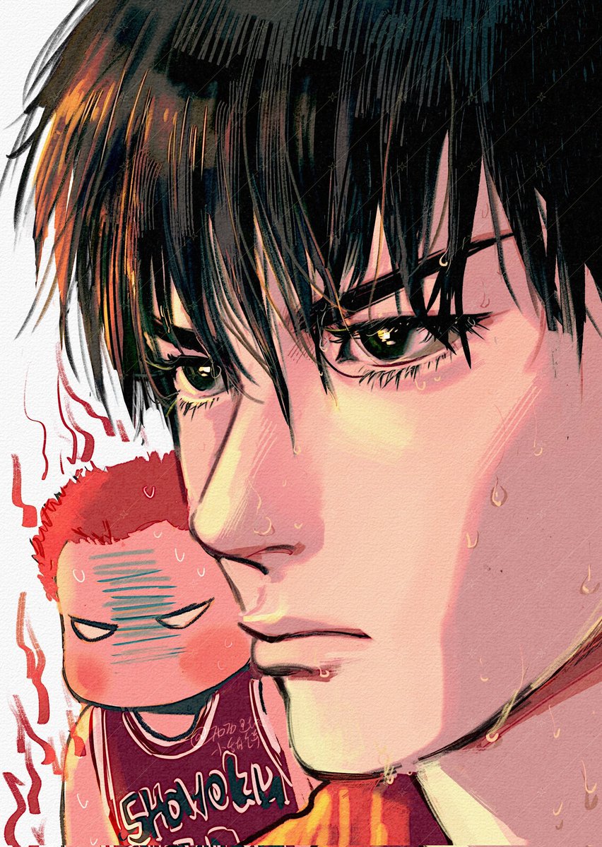 #slamdunk 🦊🌸 #流花 #ruhana #루하나0
不知道画什么的时候就画画大头