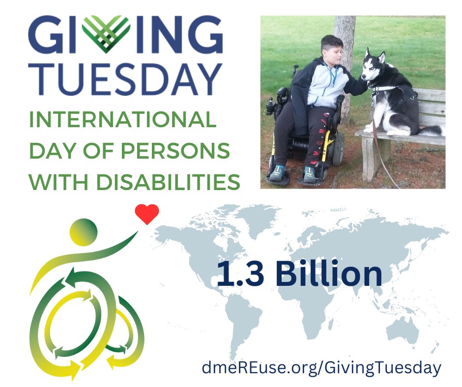 dme_reuse's tweet image. TODAY! A $3,000 Matching Gift Opportunity For REquipment, Inc.
Help us get free, gently used, durable medical equipment and assistive tech to individuals who need it in Massachusetts! #GivingTuesday #IDPWD2024  #DurableMedicalEquipment #AssistiveTechnology #Reuse #Massachusetts