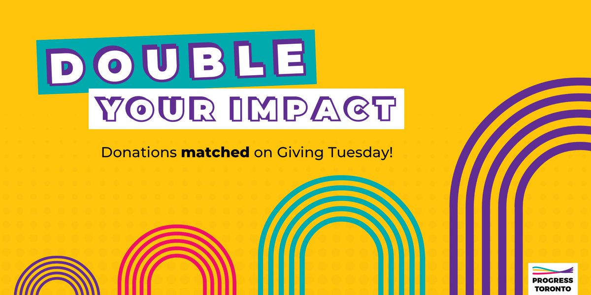 Conservatives have plans to respond to our work, so we have to scale up in 2025.

That’s why we need your help! A few generous Progress Toronto supporters are matching all #GivingTuesday donations up to $13,200.

Double your impact with a matched donation: donorbox.org/progresstoront…