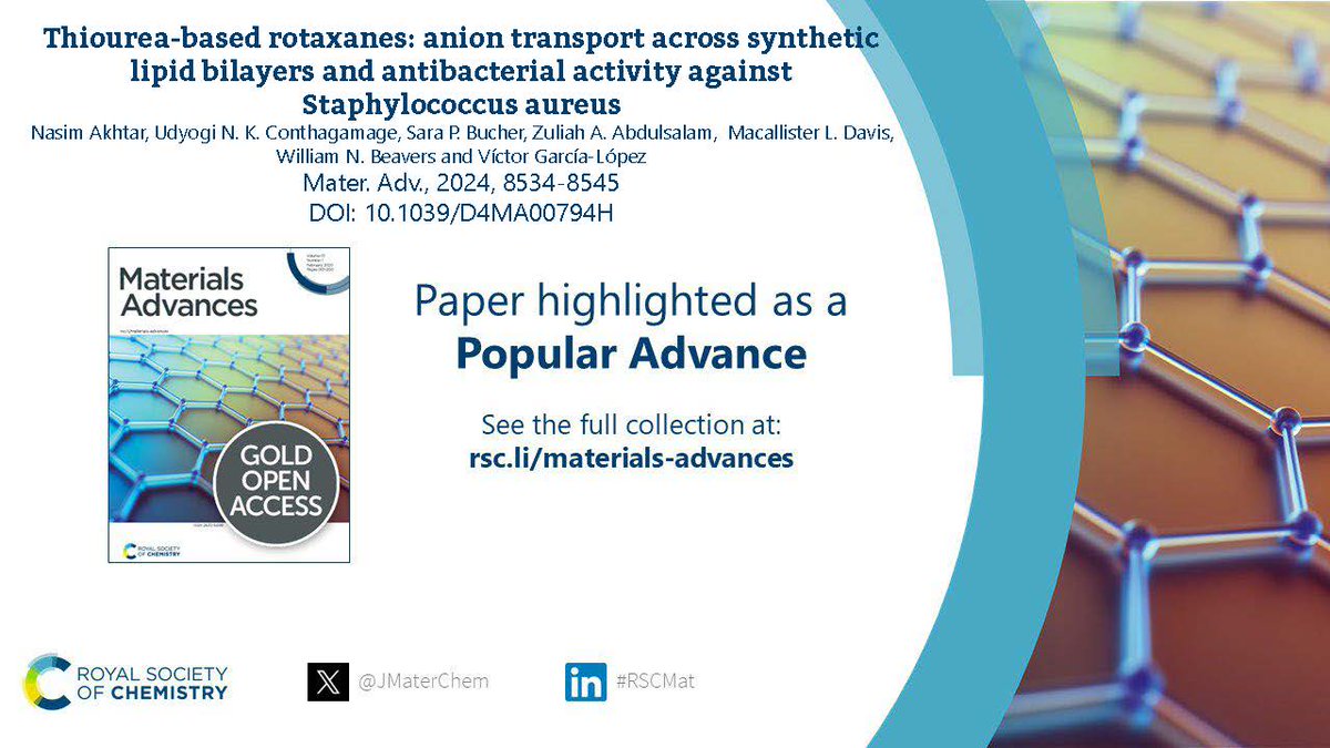 J. Mater. Chem. family (@jmaterchem) on Twitter photo Don't miss that latest addition to our Materials Advances 'Popular Advances' collection by William N. Beavers and Víctor García-López et al. <a href="/chem_GarciaLab/">Víctor García-López</a>.
Read the article here online and free:
pubs.rsc.org/en/content/art… Don't miss that latest addition to our Materials Advances 'Popular Advances' collection by William N. Beavers and Víctor García-López et al. <a href="/chem_GarciaLab/">Víctor García-López</a>.
Read the article here online and free:
pubs.rsc.org/en/content/art…