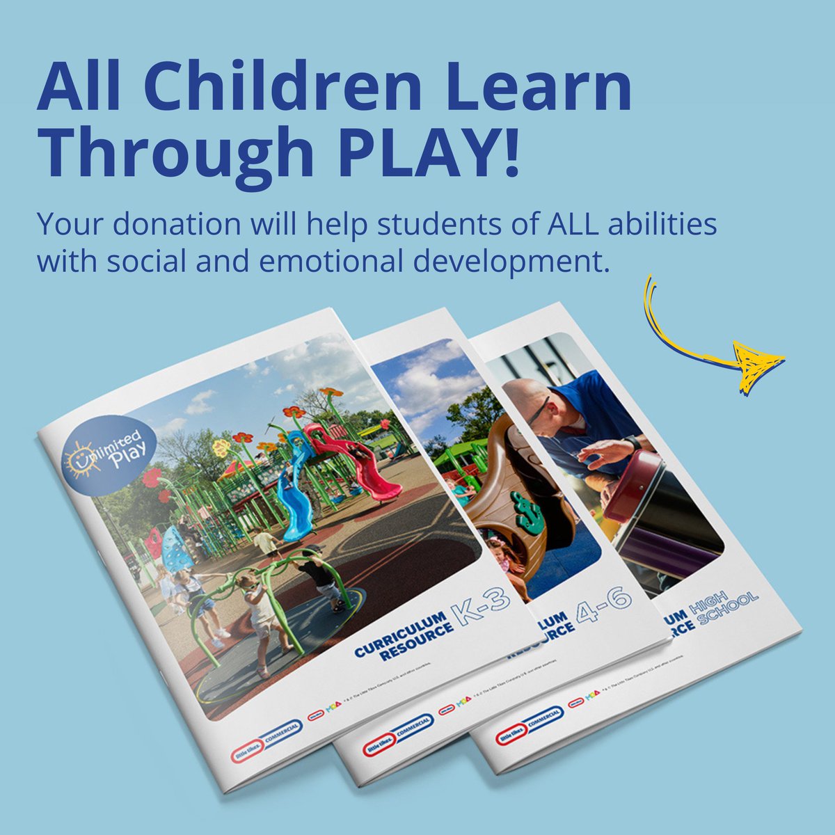 ❤️🎉 Help every child learn through play this #GivingTuesday! ❤️🎉

Any amount makes a difference. DONATE TODAY at UnlimitedPlay.org/Donate. 

(💙💛 P.S. Don’t forget to vote once per day now through January 31 for Unlimited Play at AmerenMissouri.com/Blues!

 #IDPD