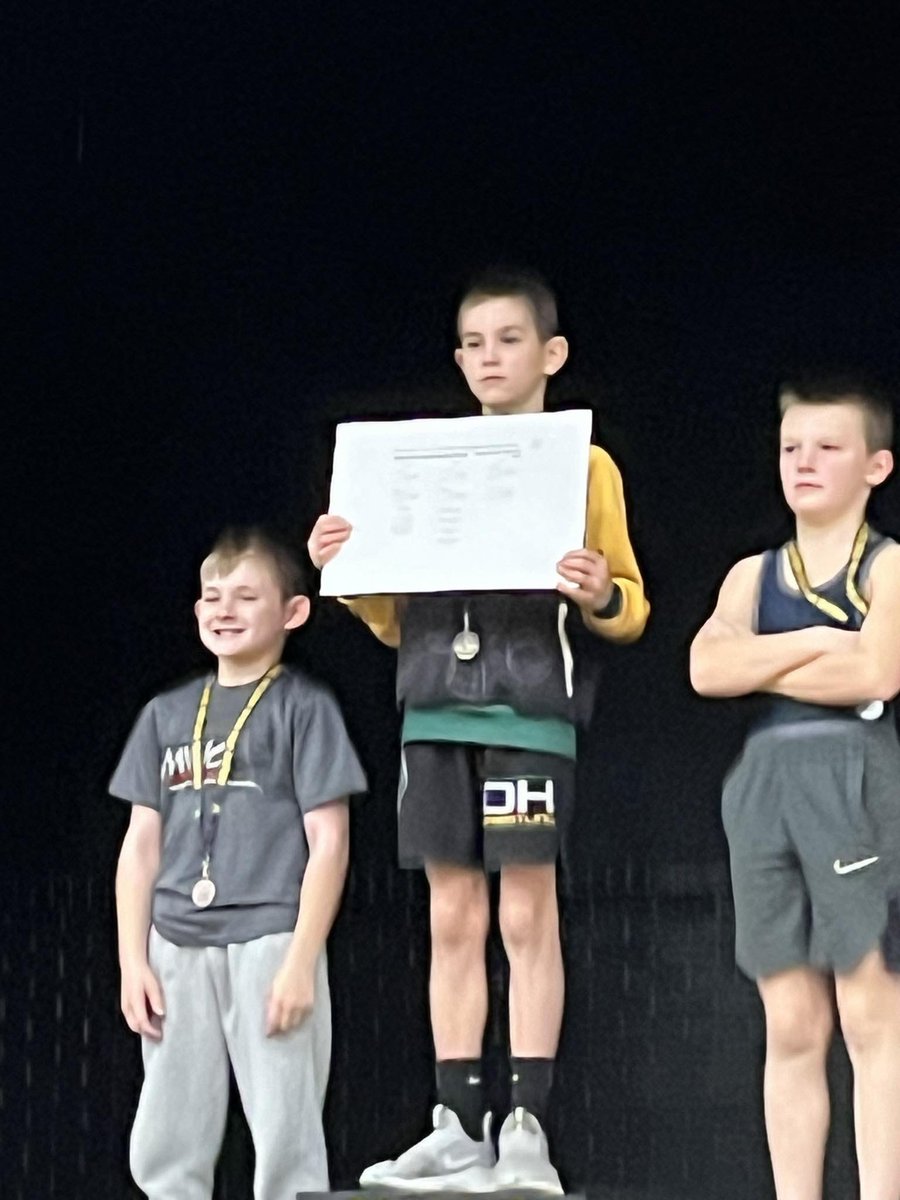 DWCwrestle's tweet photo. Liam Weber &amp; Lily Nerison bringing home some hardware after months of hard work! https://t.co/k9blAPTf7U