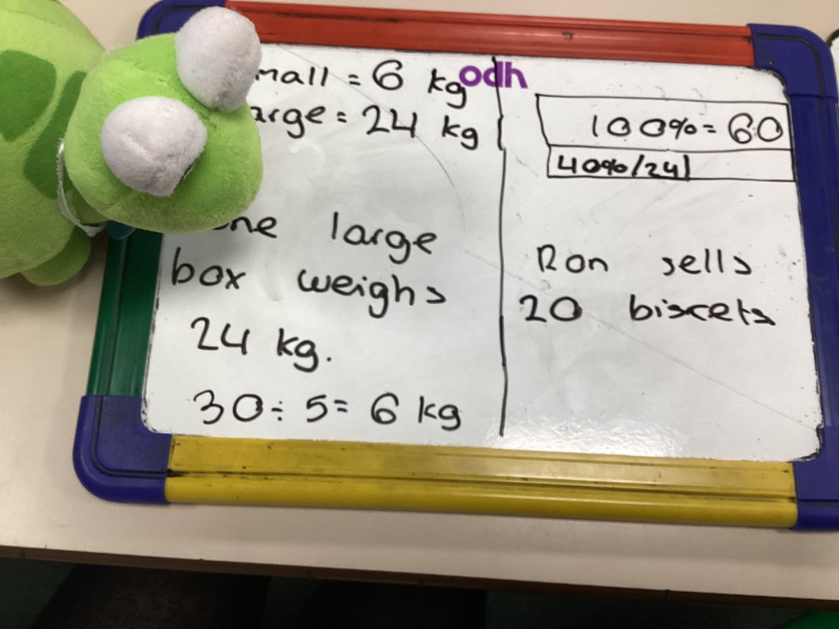 HorwichParishCE's tweet photo. Look at our answers to questions 3 and 4. We asked Tiny to check @TinyTortoiseWRM @WhiteRoseEd #HPY6 #HPMaths https://t.co/NykeLE4JS1