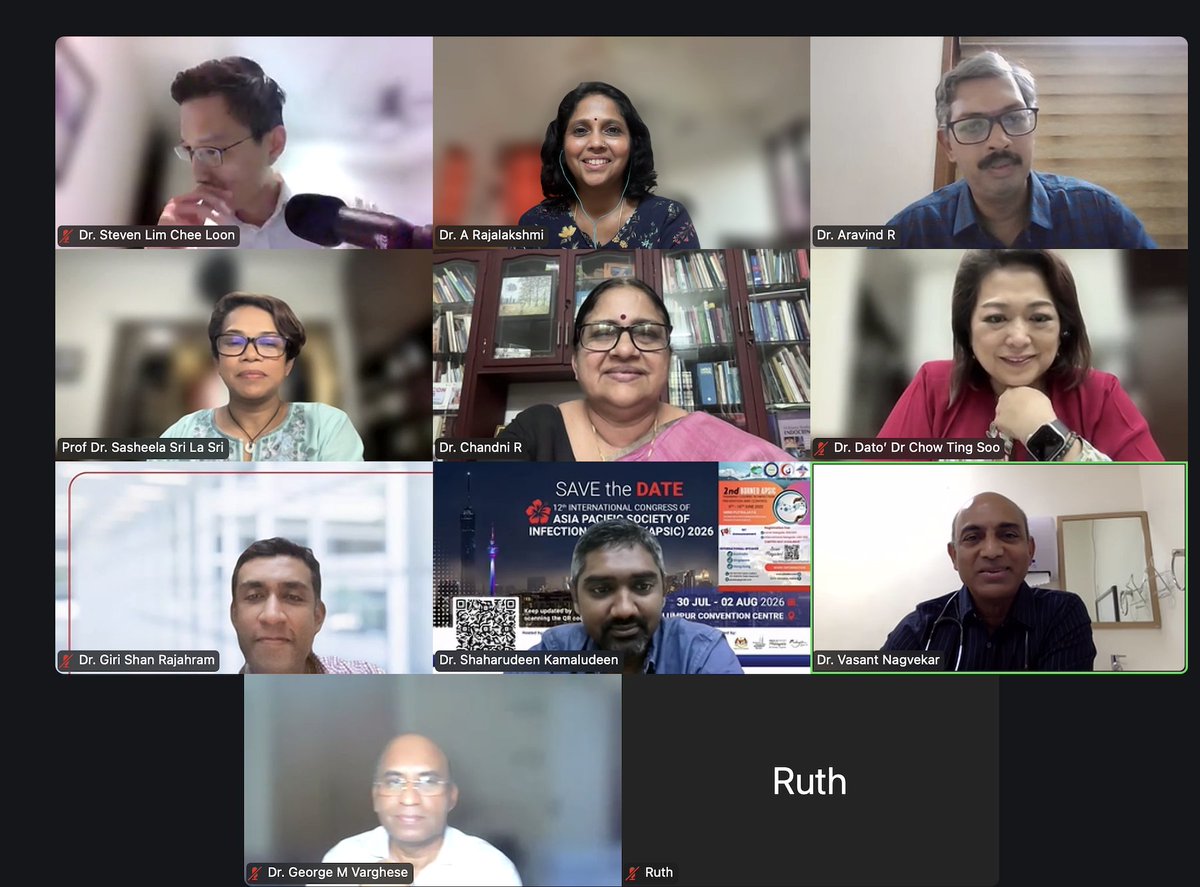 Rajalakshmi A (@rajalakshmia4) on Twitter photo CIDS India and MyICID (Malaysia ID) fusion CME. A truly knowledge exchange webinar. Tropical infections were unique to the each region. Looking forward to future collaborations. <a href="/CidsIndia/">CIDS India</a> <a href="/sasheela2/">Sasheela</a> <a href="/Aravind22729416/">Aravind Reghukumar</a> <a href="/IcidMy/">MyICID</a> <a href="/GeorgeMVarghese/">George M Varghese</a> CIDS India and MyICID (Malaysia ID) fusion CME. A truly knowledge exchange webinar. Tropical infections were unique to the each region. Looking forward to future collaborations. <a href="/CidsIndia/">CIDS India</a> <a href="/sasheela2/">Sasheela</a> <a href="/Aravind22729416/">Aravind Reghukumar</a> <a href="/IcidMy/">MyICID</a> <a href="/GeorgeMVarghese/">George M Varghese</a>