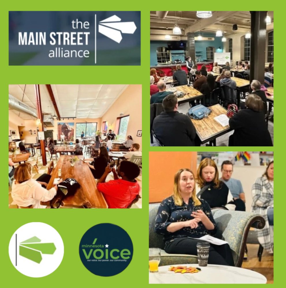 Shout out to our partner Main Street Alliance!
They have been uplifting and supporting small businesses for years, helping them compete with large companies through capital access, coalition building, and data-driven engagement in public policy.
Source: mainstreetalliance.org