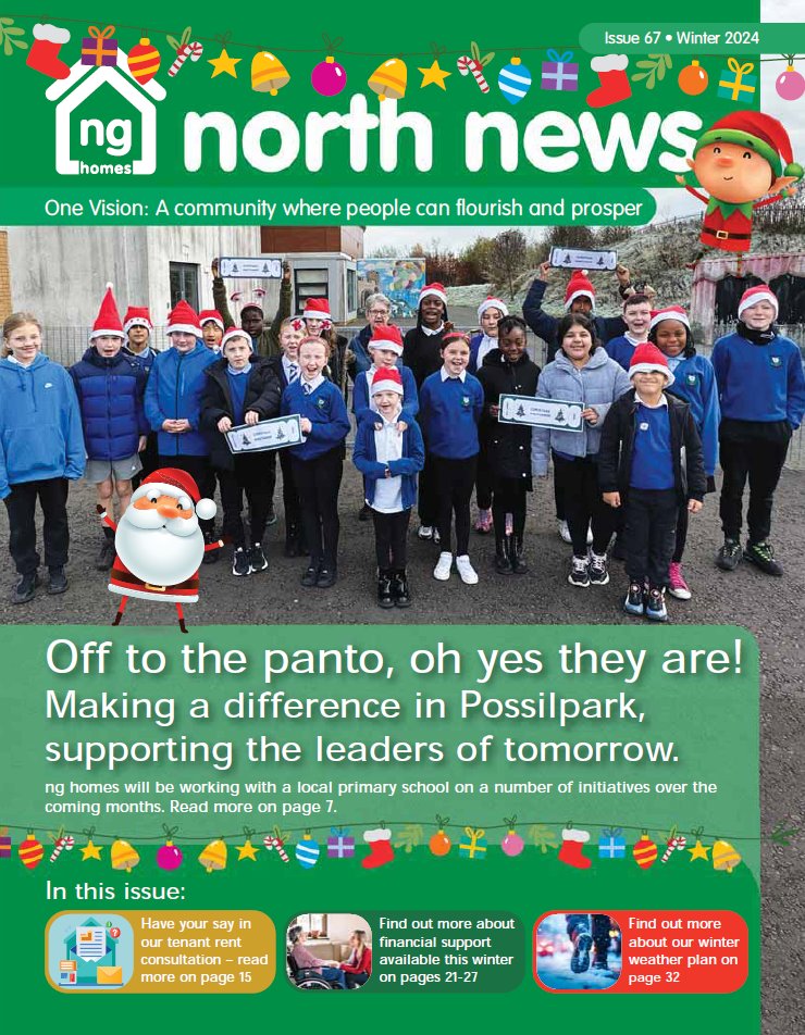 ng_homes's tweet image. Hot off the press! Our winter/Christmas issue of our tenant and resident newsletter #NorthNews is coming soon!

 Get a sneak peek at our digital copy today - tinyurl.com/bmcj4het