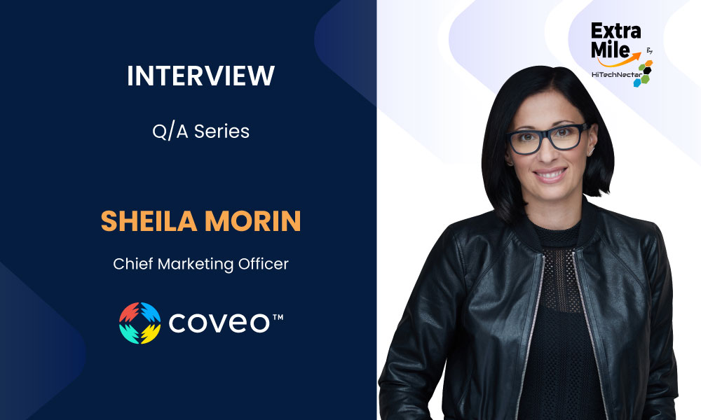 hitechnectar's tweet image. Explore #ExtraMile by HiTechNectar!

Sheila Morin, CMO of @coveo , shares insights on marketing leadership, creativity in innovation, and AI-driven digital experiences.

Don’t miss her insights on customer-centric marketing.

Watch here: bit.ly/3VkJVHC

#HiTechNectar