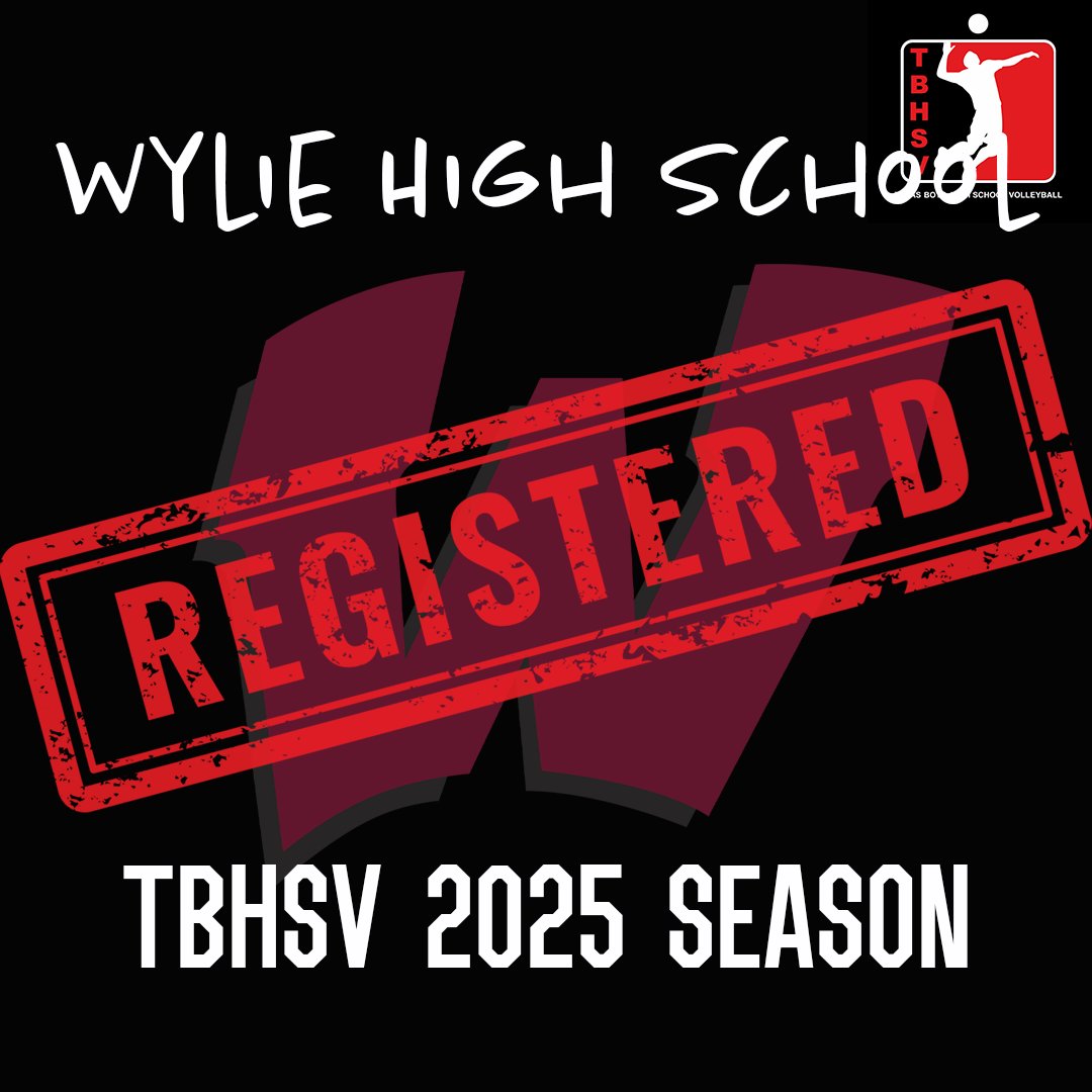 Wylie High School is registered for the TBHSV 2025 season! 

Your school could be next! 

tbhsv.com for information
boysplay@tbhsv.com with questions!

#growthegame #boysvolleyball #volleyball