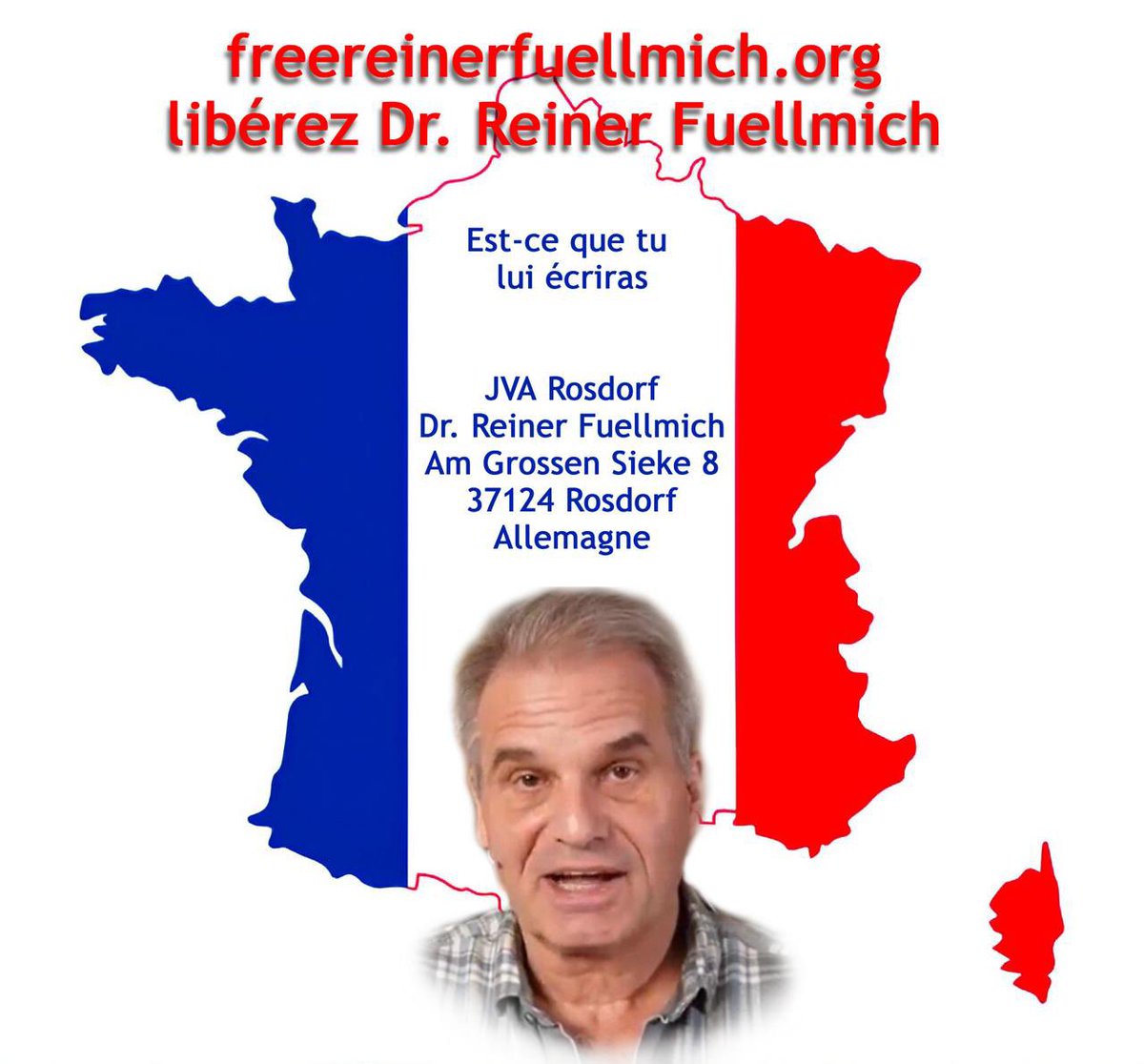 📢 Reiner #Fuellmich, avocat 🇩🇪 mondialement connu, est toujours incarcéré en prison de Haute Sécurité, depuis plus d'un an après avoir dénoncé les mesures Corona.
Journalistes, on n'acceptera pas les excuses bidons du style " on savait mais on n'avait pas le droit de le dire".