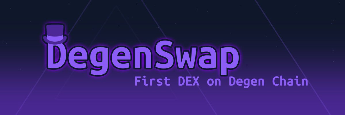 Trade, Farm, and Stake!

Earn On $DEGEN L3 🎩

It's only on $DSWAP 🤝