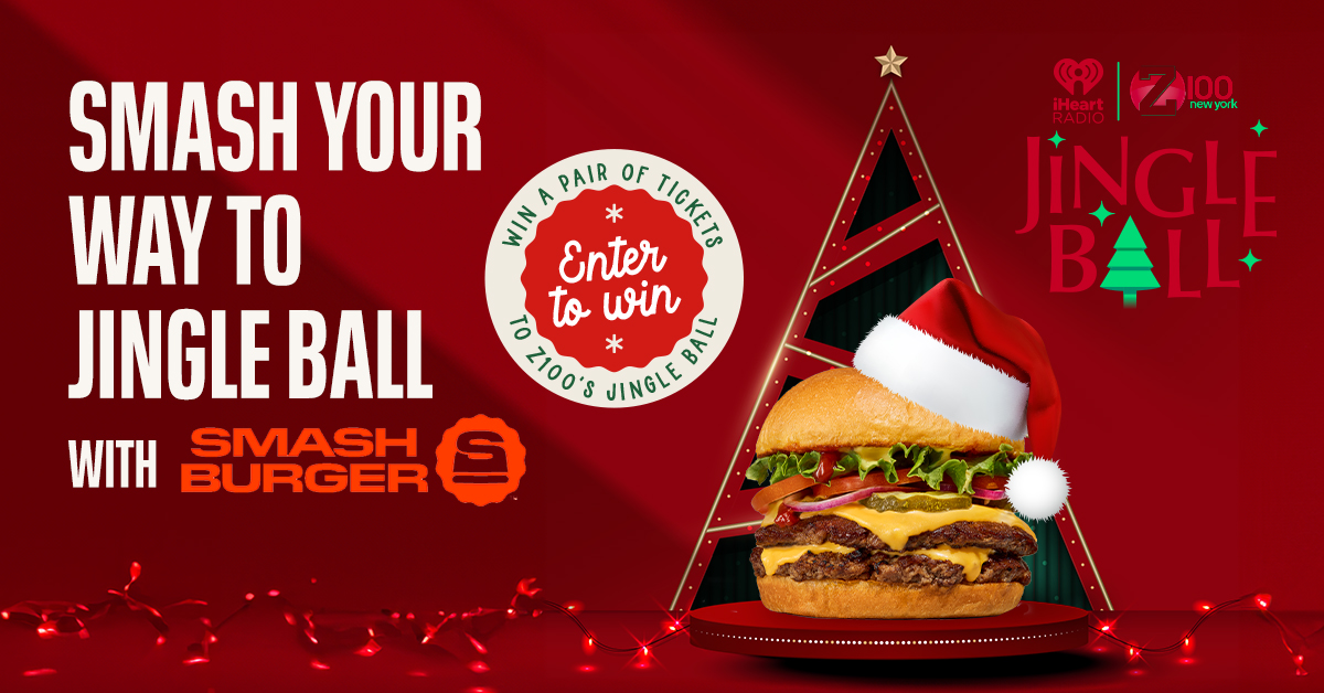 Z100 New York (@z100newyork) on Twitter photo Your chance to be part of the SOLD OUT #Z100JingleBall is here! Thanks to
<a href="/Smashburger/">Smashburger</a>, you can win a pair of tickets. 🌟 Enter now: z100.iheart.com/promotions/sma…
<a href="/LaCrystalRosas/">Crystal Rosas</a> <a href="/GarrettVo/">Garrett</a> Your chance to be part of the SOLD OUT #Z100JingleBall is here! Thanks to
<a href="/Smashburger/">Smashburger</a>, you can win a pair of tickets. 🌟 Enter now: z100.iheart.com/promotions/sma…
<a href="/LaCrystalRosas/">Crystal Rosas</a> <a href="/GarrettVo/">Garrett</a>