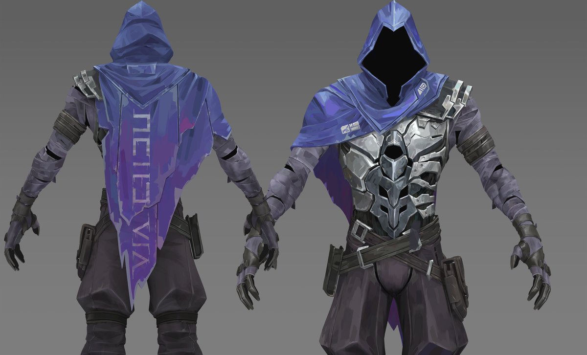 jhonatanlechar's tweet image. I had the opportunity to work as a texture painter on Valorant's Reckoning cinematic! It was a big challenge working on Omen since he has so many different materials and pieces but it was great! 

-Posted here with permission-  

#valorant #omen