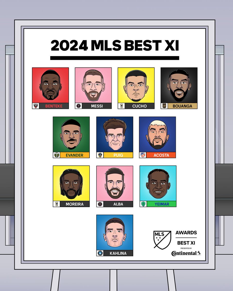 The best of the best. ⭐️

Introducing the 2024 MLS Best XI presented by <a href="/continentaltire/">Continental Tire</a>. 👊